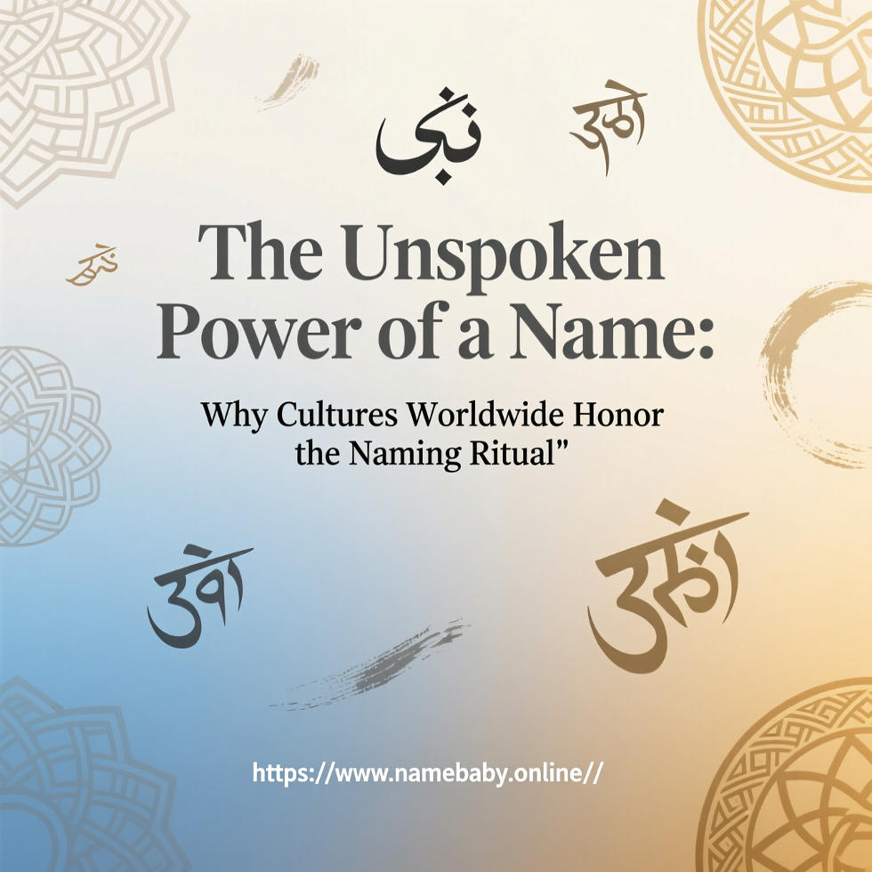 The Unspoken Power of a Name: Why Cultures Worldwide Honor the Naming Ritual.