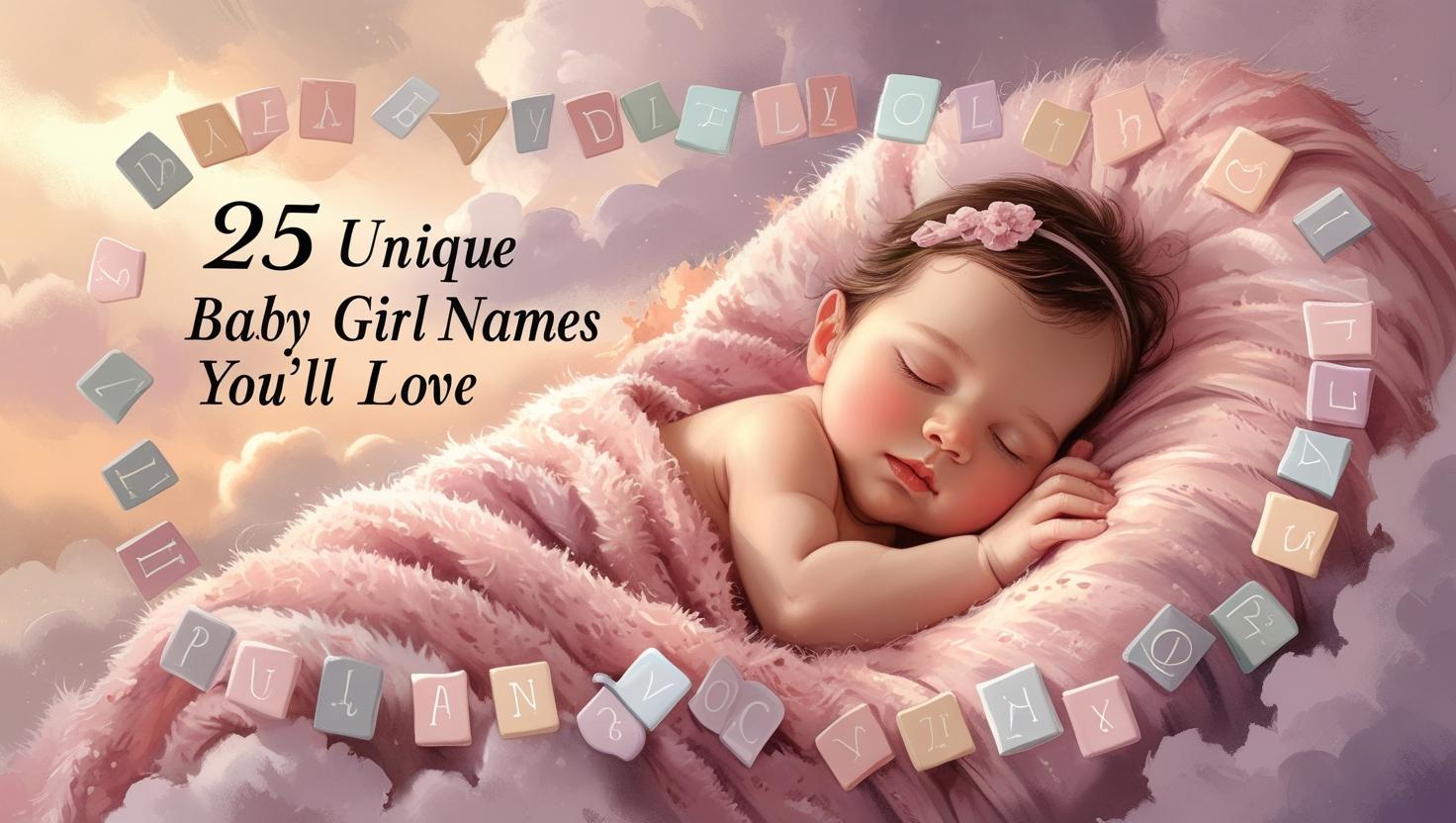 25 Unique Baby Girl Names You’ll Love (With Meanings & Origins)